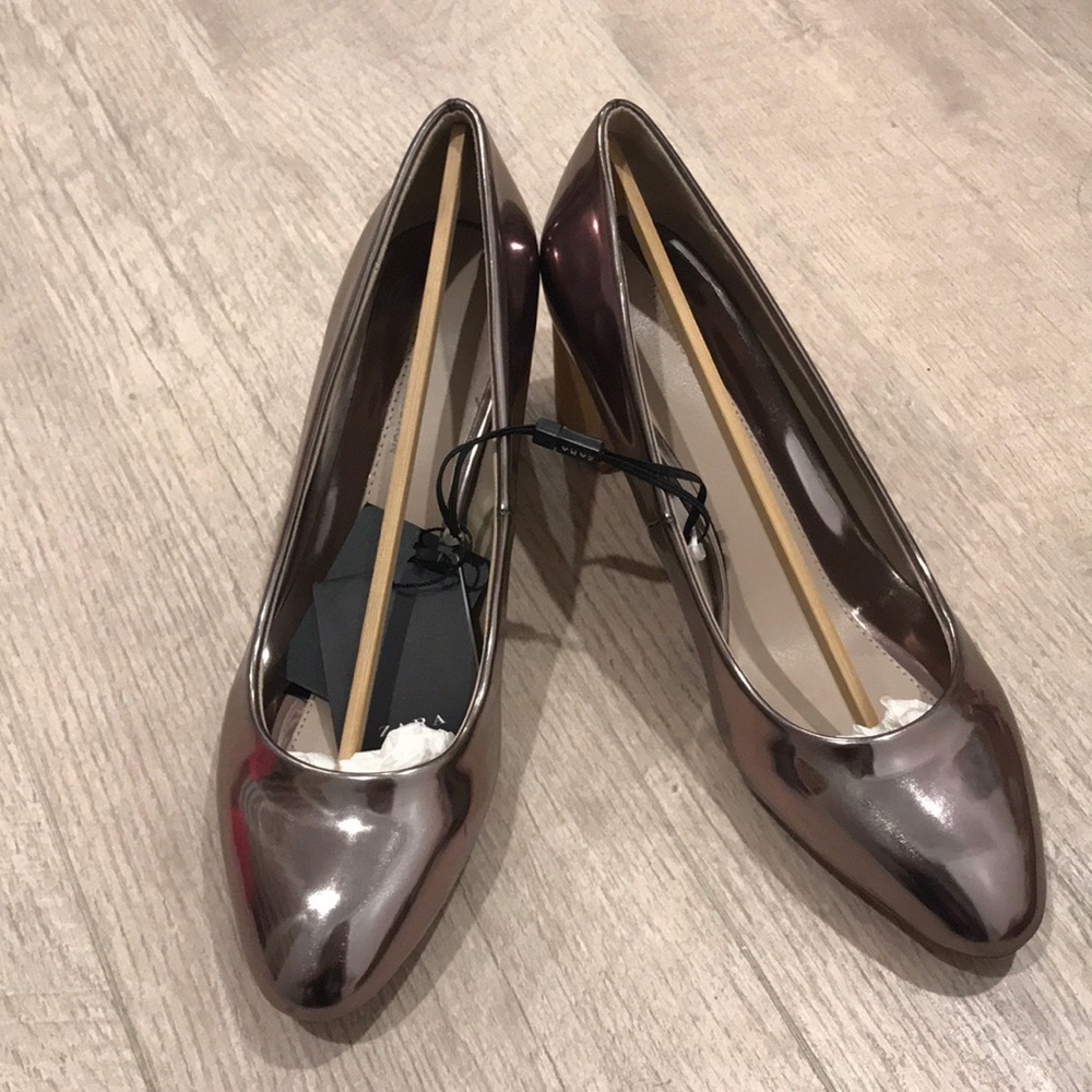 Zara mid heels shoes size 8 or 39euro, new
